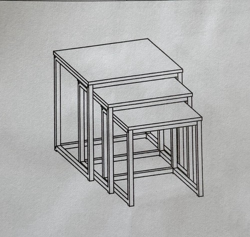 Nest tables in - of,