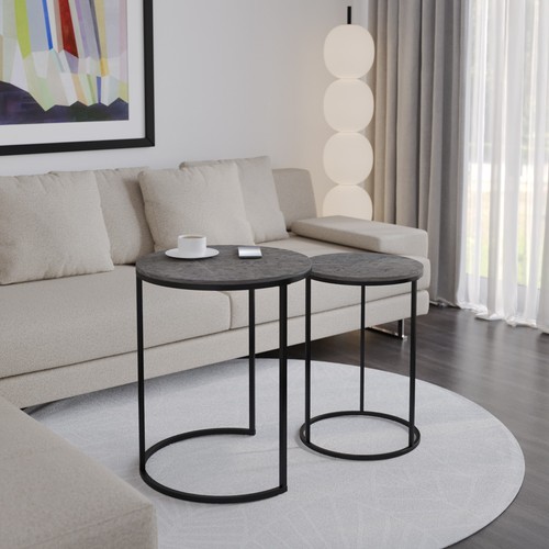 2pc round nesting stackable - round,