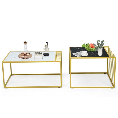 Modern nesting table stackable - modern,