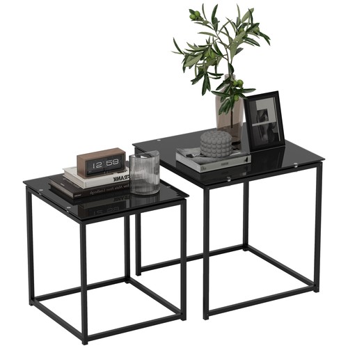 Homcom nest side tables - nest, 2