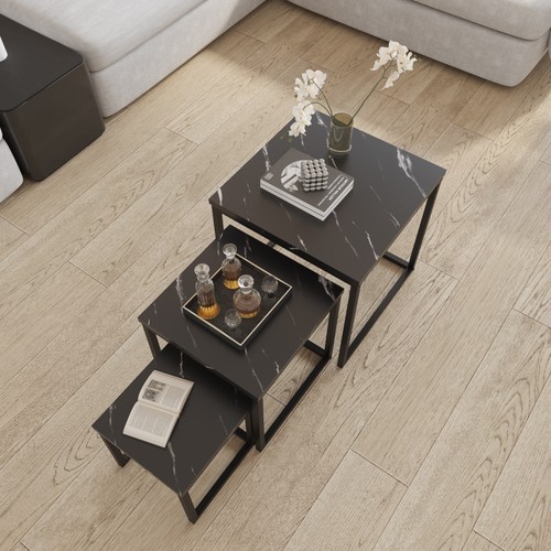 Square nesting tables - nesting, of