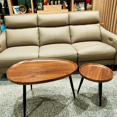 Oval round modern wooden - oval, &round