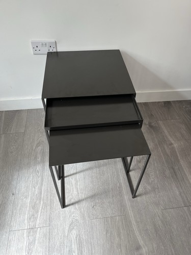 Nest tables black metal - of,